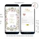 floral arch Wedding Invitation