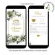 Elegant Sage green Mexican Princess Quinceanera Invitation