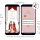 AC30 Red Rose Floral Wedding Indian Invitation