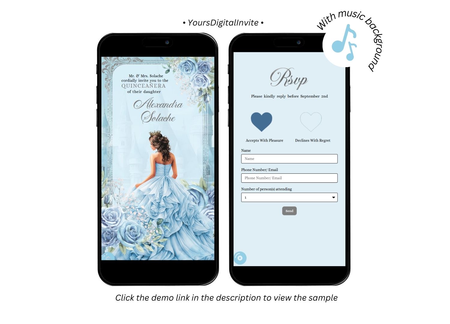 A15 Fairytale Royal Castle Light Blue Quinceanera