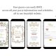 floral arch Wedding Invitation
