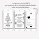 Scribble Illustrations Handwritten Wedding Cake Website Invitation