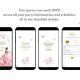 A17 Butterfly Rose Gold Pink Quinceanera Princess Invitation