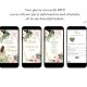 A6 Blush Pink Sage Green Floral Mexican Princess Quinceañera Invitation