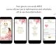 Pink Cherry Blossom Princess Quinceañera Invitation