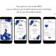 Q4 Fairytale Royal Blue Castle Elegant Quinceañera Invitation