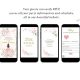 Digital Blush Pink Rose Princess Quinceañera Website invitation