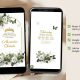 Elegant Sage green Mexican Princess Quinceanera Invitation