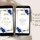 Royal Blue Grand Palace Quinceañera Princess Invitation