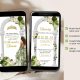 Sage Green Garden Fairy Quinceañera Invitation