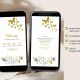 Ivory White Roses Butterfly Quinceañera Invitation