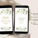 Q16 Digital Creamy White and Gold Floral Mis Quince Anos Mini Website