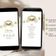 QW3 Royal Palace Gold Champagne Quinceañera Invitation