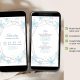 QW1 Winter Mis Quince Anos Snowflake Invitation