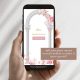 A11 Cherry Blossom Garden Fairy Quinceañera Invitation