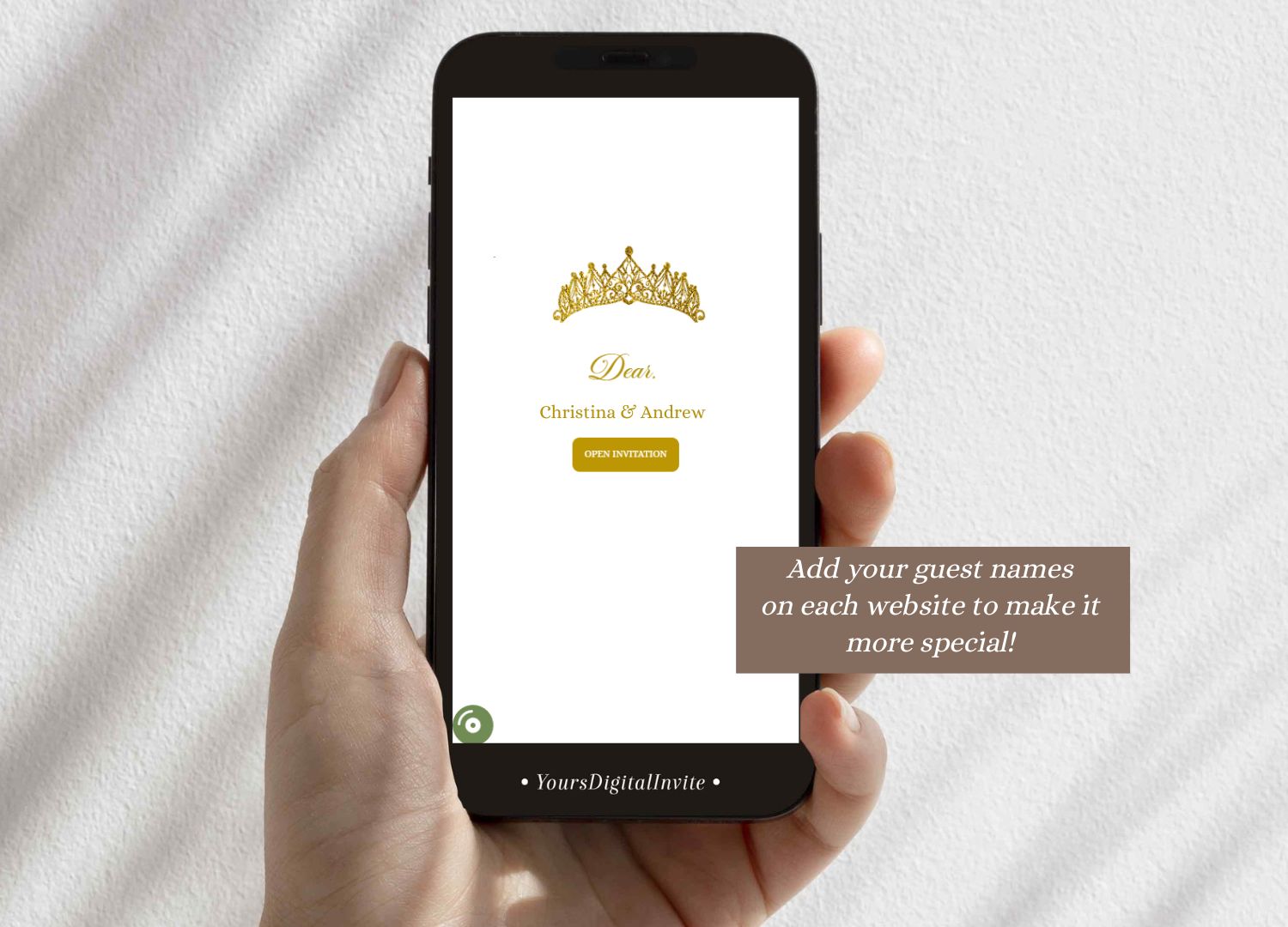 Gold Sage Green Mexican Floral Quinceanera Invitation