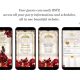 A12 Red Ballroom Quinceañera Invitation