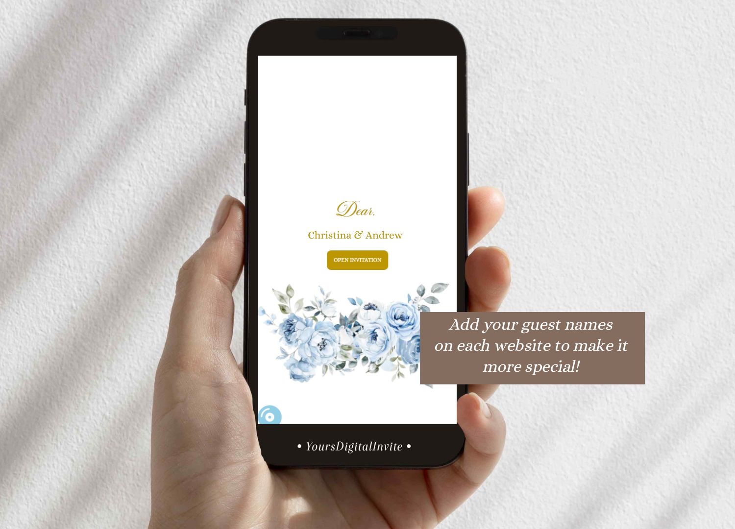 Elegant Dusty Blue Mis Quince Anos Butterfly Garden Invitation