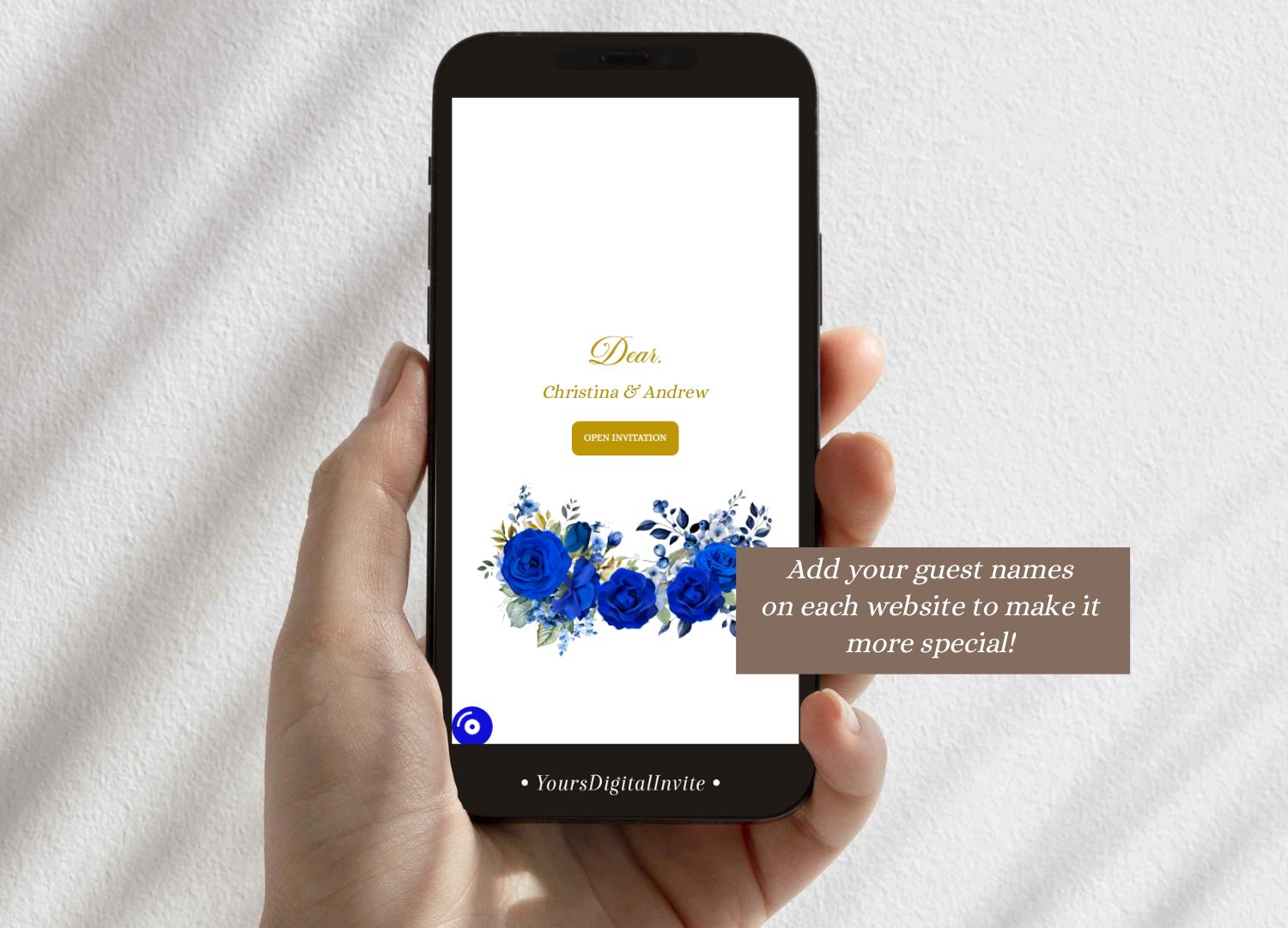 Geometric Royal Blue And Gold Mexican Princess Quinceañera Invitation