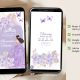 Purple Boho Princess Quinceanera Invitation