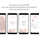 Butterfly Rose Gold Pink Quinceanera Invitation