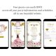 A19 Rose Gold Western Charra Quinceanera Princess Invitation