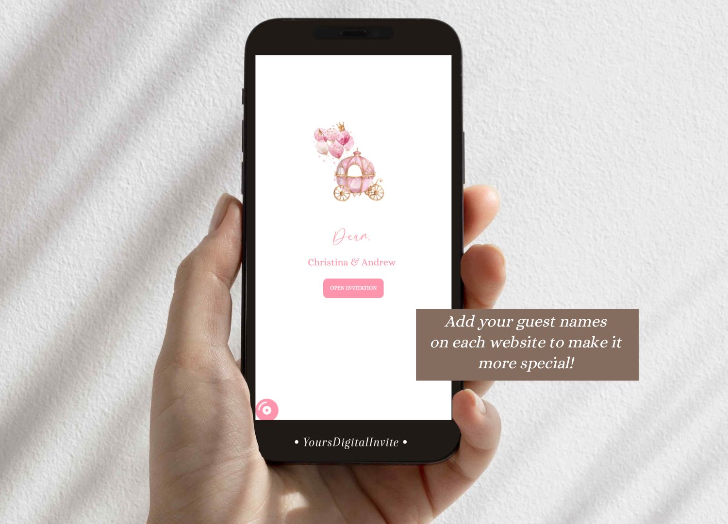 Custom (1) c66 C66 Princess Baby Shower Invitation