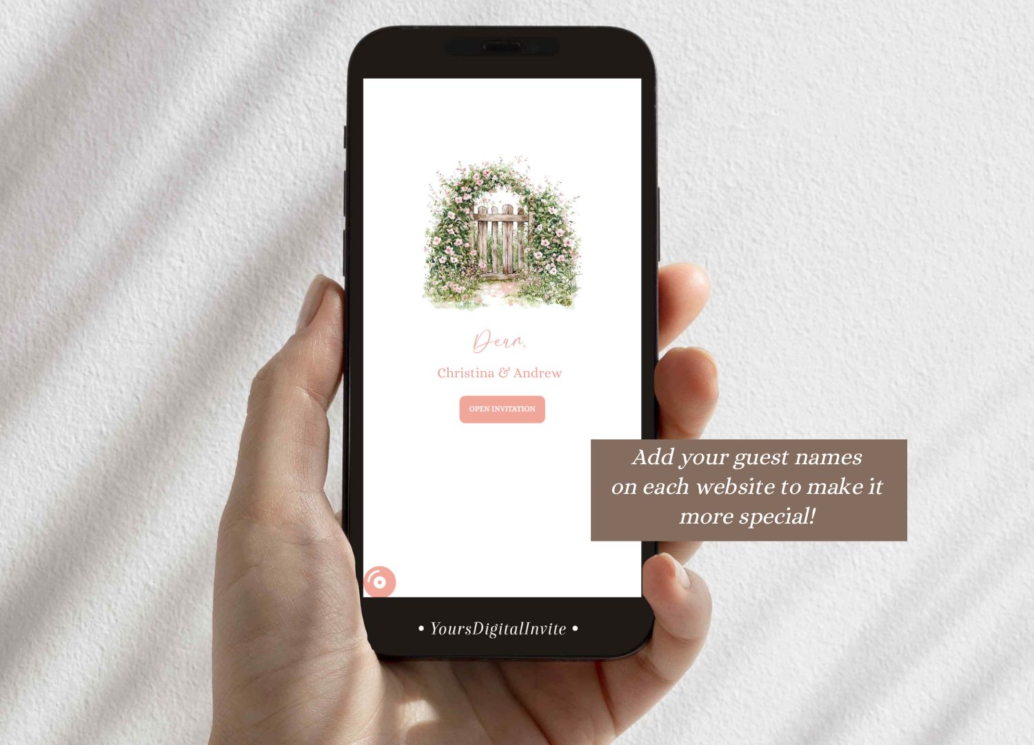 Pink Blush Fairy Baby Shower Invitation