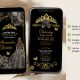 Elegant Black and Gold Roses Royal Mexican Princess Invitation Event Details