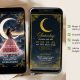 Q35 Gold Pink Quinceanera Celestial Glam Invitation