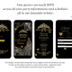 Elegant Black and Gold Roses Royal Mexican Princess Invitation