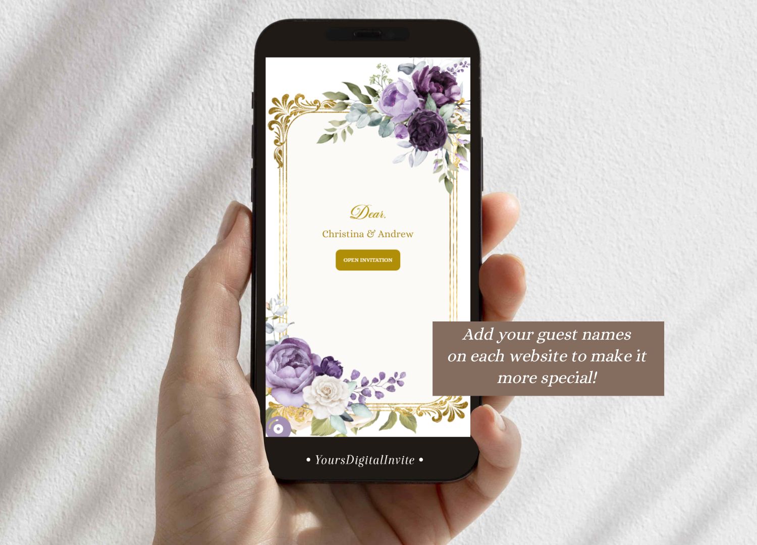 Lilac Purple Mis Quince Anos Invitation