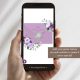 Silver Purple Princess Quinceanera Invitation
